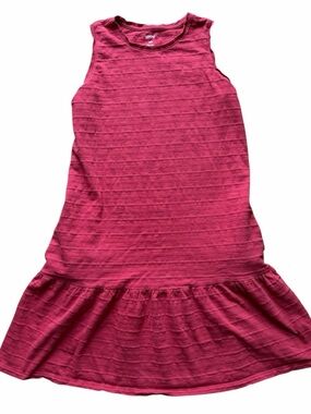 Sonoma Strapless Pink Ruffled Hem Dress